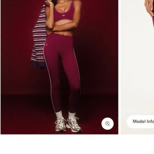 SET Active Burgundy Leggings